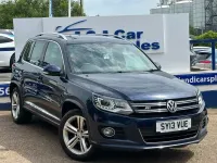 Used VW Tiguan R-line 177 HP (130 kW) 2013 Blue SUV