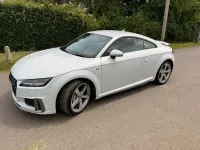 Used Audi TT S-Line 245 HP (180 kW) 2019 Metallic white Coupe