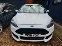 Used Ford Focus ST 185 HP (136 kW) 2018 White Hatchback