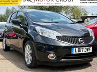 Used Nissan Note Acenta Premium 98 HP (72 kW) 2017 Black Hatchback