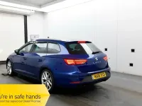 Used Seat Leon FR 180 HP (132 kW) 2018 Blue Estate