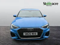 Used Audi A3 S-Line 150 HP (110 kW) 2020 Blue Sedan