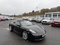 Used Porsche Boxster 300 HP (220 kW) 2018 Black Cabriolet