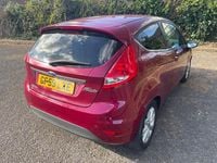 Used Ford Fiesta Zetec 2009 Red Hatchback