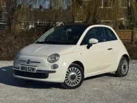 Używany Fiat 500 Lounge 69 KM (50 kW) 2012 Biały Hatchback