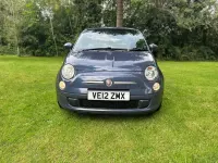Used Fiat 500 85 HP (62 kW) 2012 Blue Hatchback