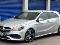 Käytetty Mercedes A200 AMG line 2017 Hopea Viistoperä