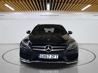 Used Mercedes C350 AMG line 293 HP (215 kW) 2017 Blue Estate