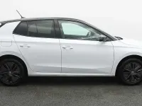 Used Skoda Fabia Design Edition 80 HP (58 kW) 2025 Moon white metallic black magic pearl effect Hatchback
