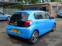Used Peugeot 108 Allure 82 HP (60 kW) 2015 Blue Hatchback