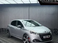 Used Peugeot 208 GT-line 100 HP (73 kW) 2018 Silver Hatchback