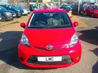 Used Toyota Aygo 68 HP (50 kW) 2014 Red Hatchback