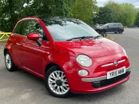 Used Fiat 500 Lounge 2015 Red Hatchback