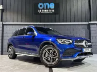 Used Mercedes GLC220 AMG line 194 HP (142 kW) 2020 Blue SUV
