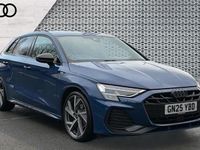 Used Audi A3 Black Edition 150 HP (110 kW) 2025 Blue Hatchback