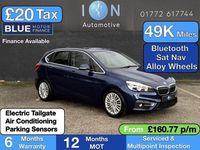 Used BMW 216 Luxury Line 116 HP (85 kW) 2015 Blue Estate