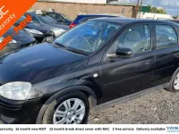 Used Vauxhall Corsa Active 90 HP (66 kW) 2006 Black Hatchback