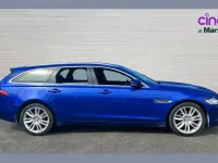 Used Jaguar XF Portfolio 250 HP (183 kW) 2019 Blue Estate