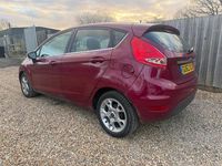 Used Ford Fiesta Zetec 2012 Red Hatchback