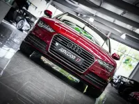 Usado Audi A7 Sportback Black Edition 347 CV (255 kW) 2018 Rojo Utilitario