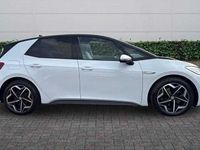 Begagnad VW ID.3 Pro Performance 150 kW (204 HK) 2020 Vit Halvkombi
