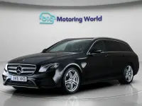 Used Mercedes E220 AMG line 194 HP (142 kW) 2019 Black Estate
