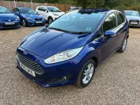 Used Ford Fiesta Zetec 2015 Blue Hatchback