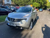 Used Nissan Juke Acenta 117 HP (86 kW) 2011 Silver SUV