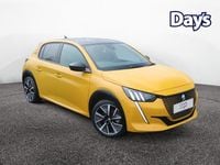 Used Peugeot e-208 Premium 100 kW (136 HP) 2022 Yellow Hatchback