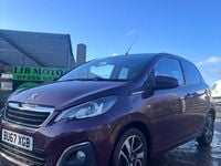 Used Peugeot 108 Allure 2017 Purple Hatchback
