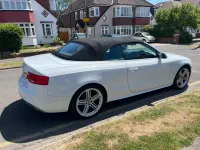 Used Audi A5 Cabriolet S-Line 2014 White Cabriolet