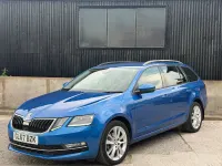 Used Skoda Octavia SE L 115 HP (84 kW) 2017 Blue Estate