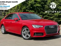 Used Audi A4 Sport 252 HP (185 kW) 2016 Red Sedan