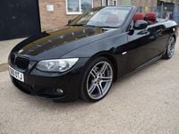 Used BMW 330 Cabriolet M Sport 2010 Black Cabriolet