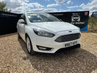 Used Ford Focus Titanium 125 HP (91 kW) 2017 White Hatchback