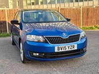 Used Skoda Rapid Sport 105 HP (77 kW) 2015 Blue Hatchback