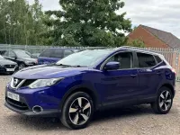Used Nissan Qashqai N-Connecta 110 HP (80 kW) 2016 Blue SUV