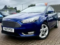 Used Ford Focus Titanium 125 HP (91 kW) 2017 Blue Hatchback