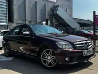 Used Mercedes C220 2008 Red Sedan