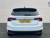 Used Skoda Fabia Colour Edition 80 HP (58 kW) 2024 Moon white metallic black magic pearl effect Hatchback