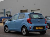 Used Kia Picanto 2022 Blue Hatchback