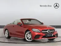 Used Mercedes C200 AMG line 2019 Red Cabriolet
