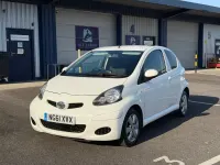 Used Toyota Aygo 68 HP (50 kW) 2011 White Hatchback