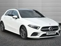 Used Mercedes A200 AMG Line Premium Plus 148 HP (108 kW) 2019 Polar white Hatchback