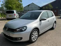 Used VW Golf VI SE 140 HP (102 kW) 2010 Silver Hatchback