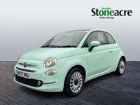 Used Fiat 500 Lounge 69 HP (50 kW) 2017 Green Hatchback
