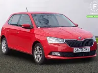 Used Skoda Fabia SE 60 HP (44 kW) 2020 Red Hatchback