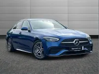 Used Mercedes C200 AMG line 200 HP (147 kW) 2024 Blue Sedan