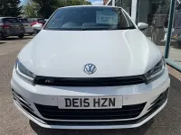Begagnad VW Scirocco R-line 184 HK (135 kW) 2015 Vit Sportkupé