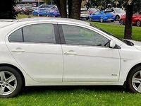Used Mitsubishi Lancer 140 HP (102 kW) 2010 White Hatchback